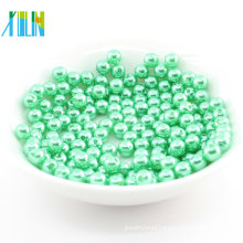 Hot sale loose could customizeabs plastic beads round 3mm